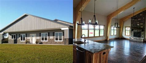 metal frame barn house|finished metal building residential homes.